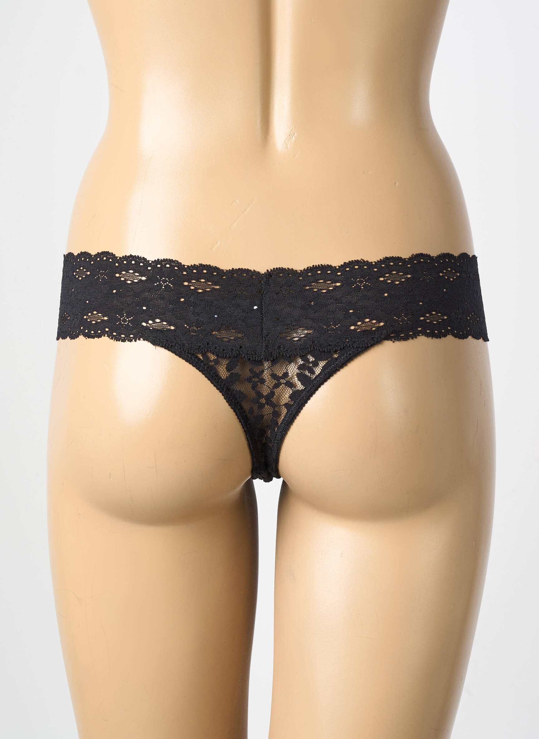 Tanga elasticitate negru WACOAL femeie