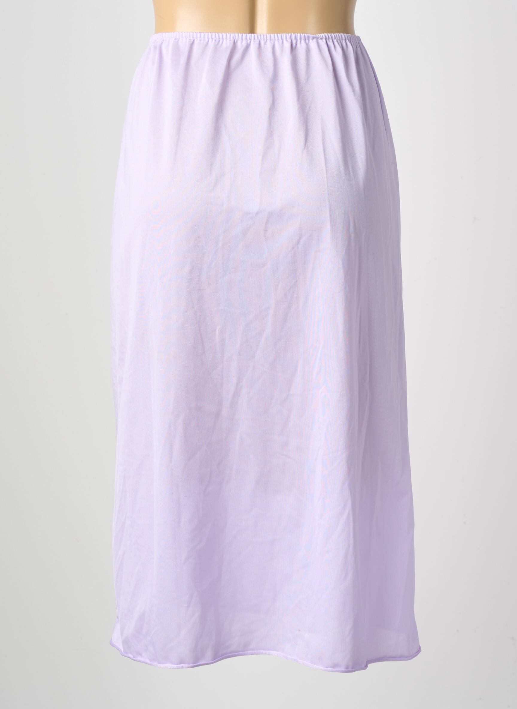 Jupon/fond de rochie țesătură satinată violet NEYRET femeie