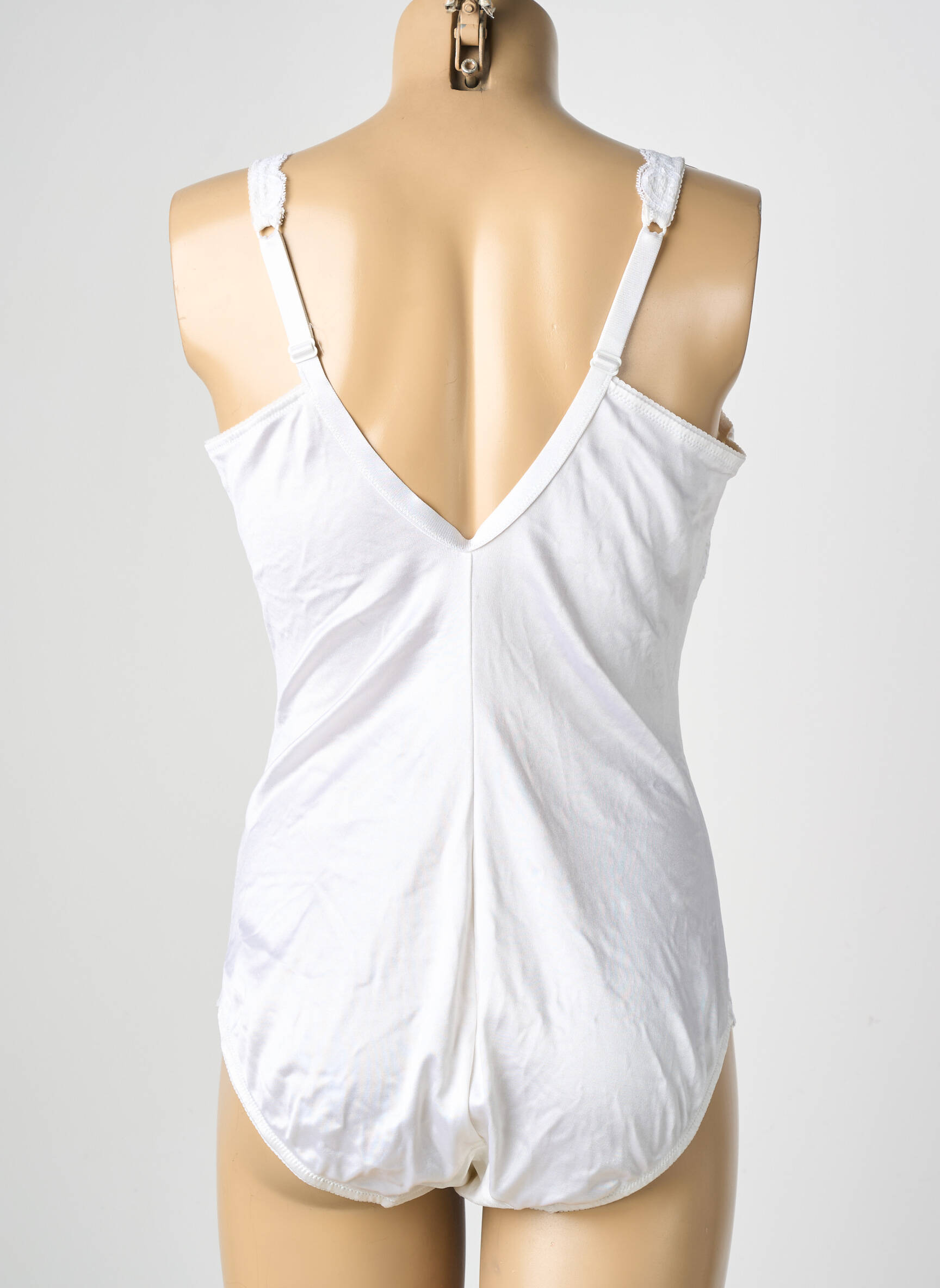 Body de lenjerie elasticitate alb LISANZA femeie