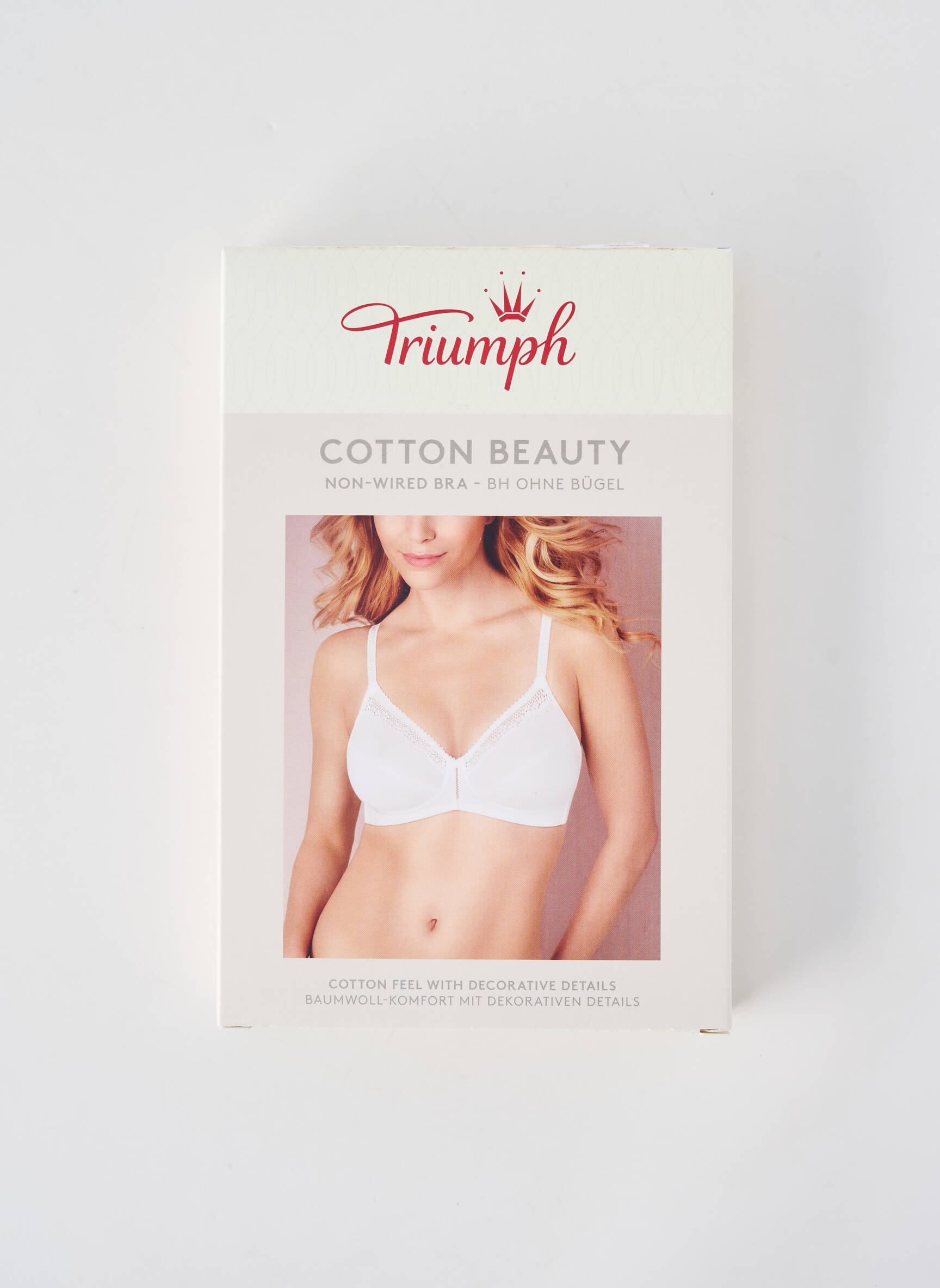 Sutien fără armatură sutien cupe întregi cu decolteu înalt alb TRIUMPH femeie