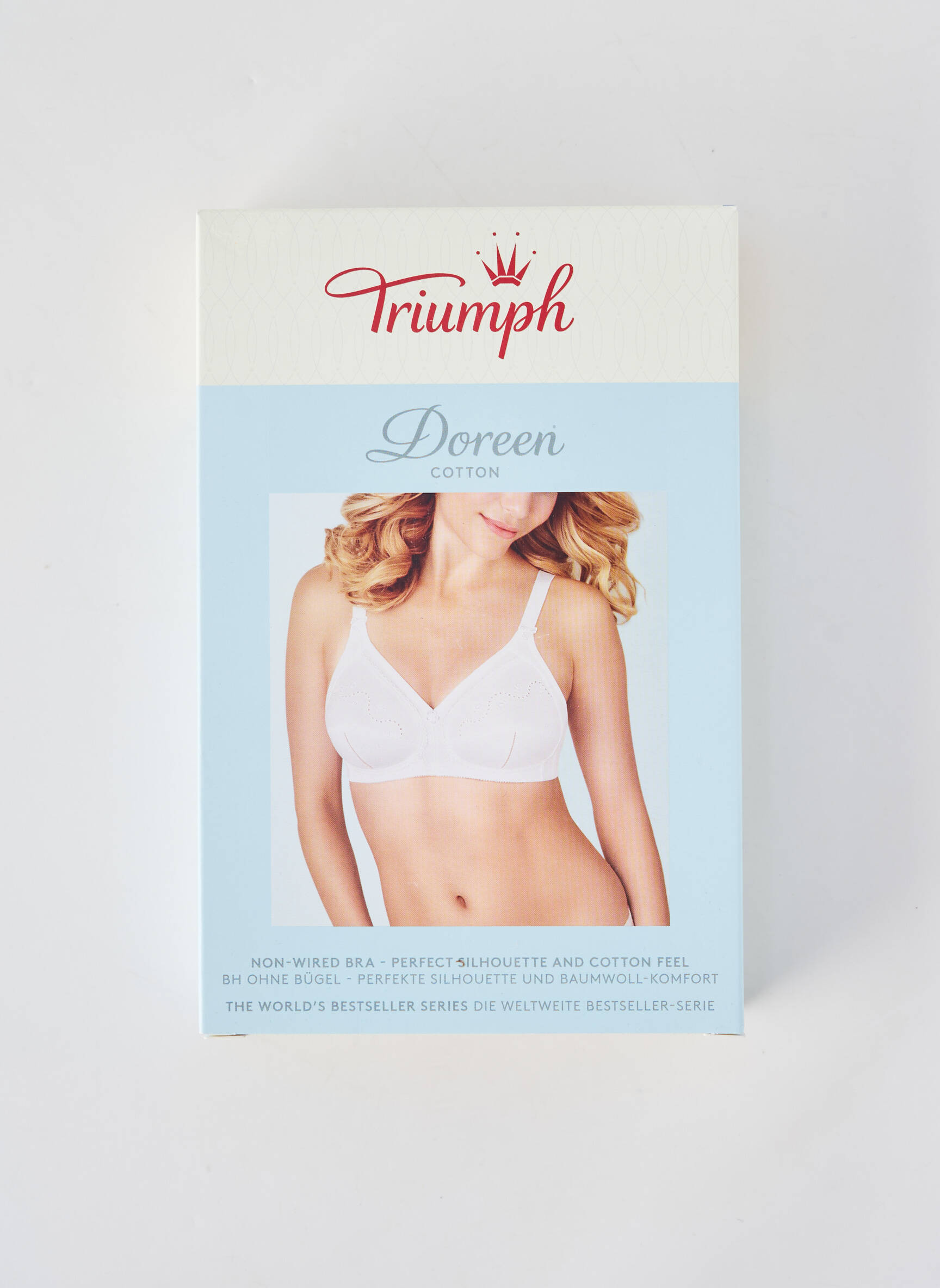 Sutien fără armatură sutien cupe întregi cu decolteu înalt alb TRIUMPH femeie