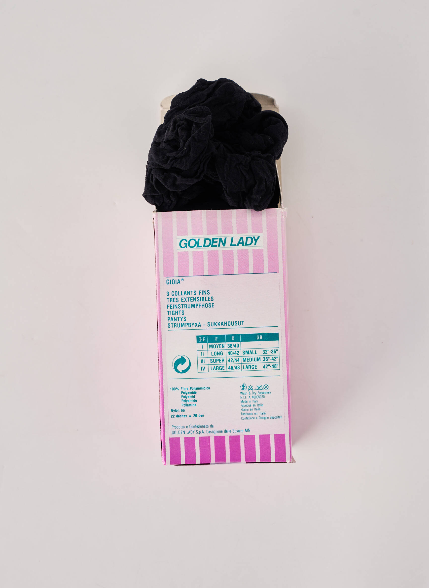 Colanți elasticitate negru GOLDEN LADY femeie
