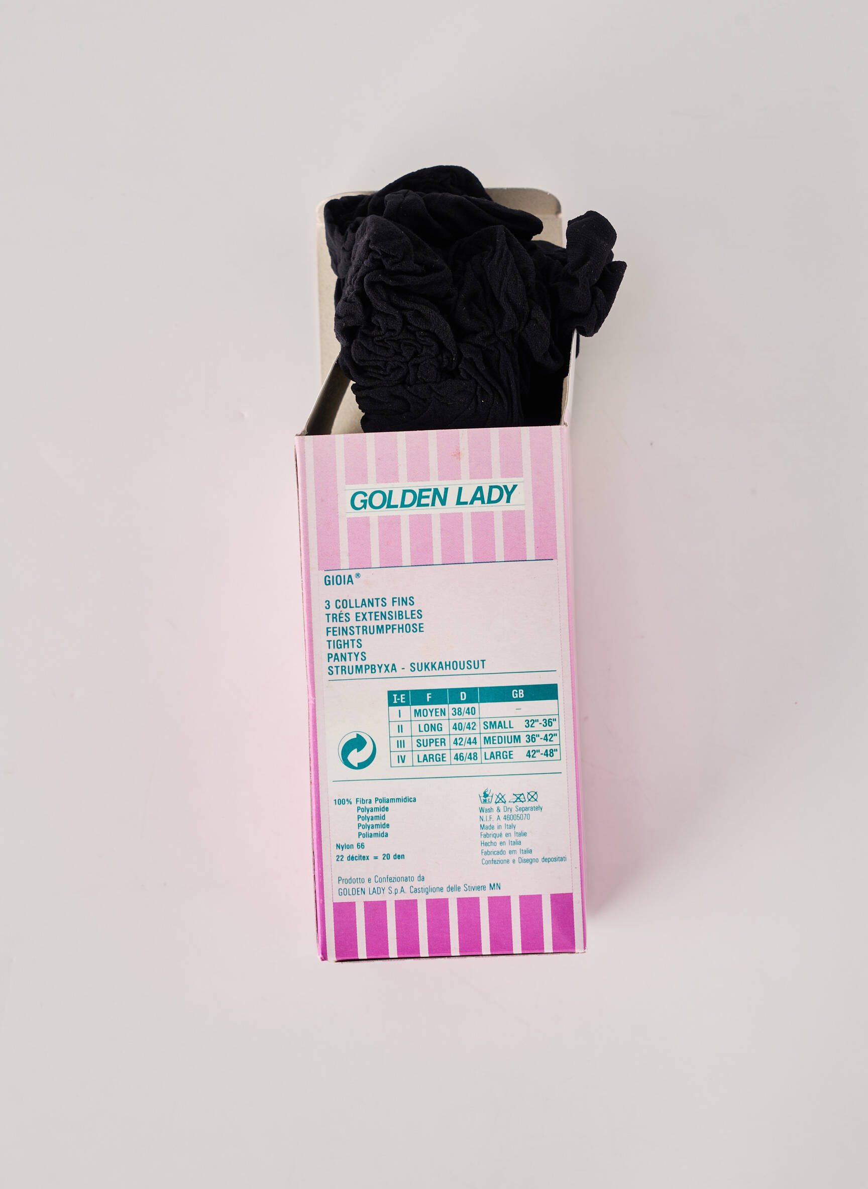 Colanți elasticitate negru GOLDEN LADY femeie