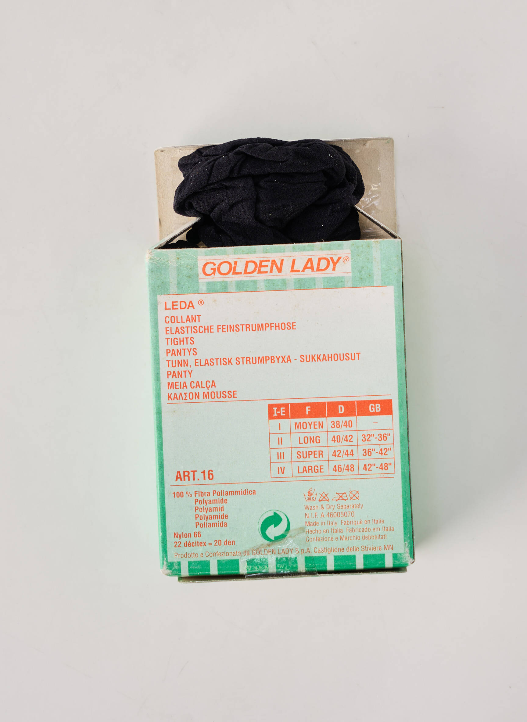 Colanți elasticitate negru GOLDEN LADY femeie