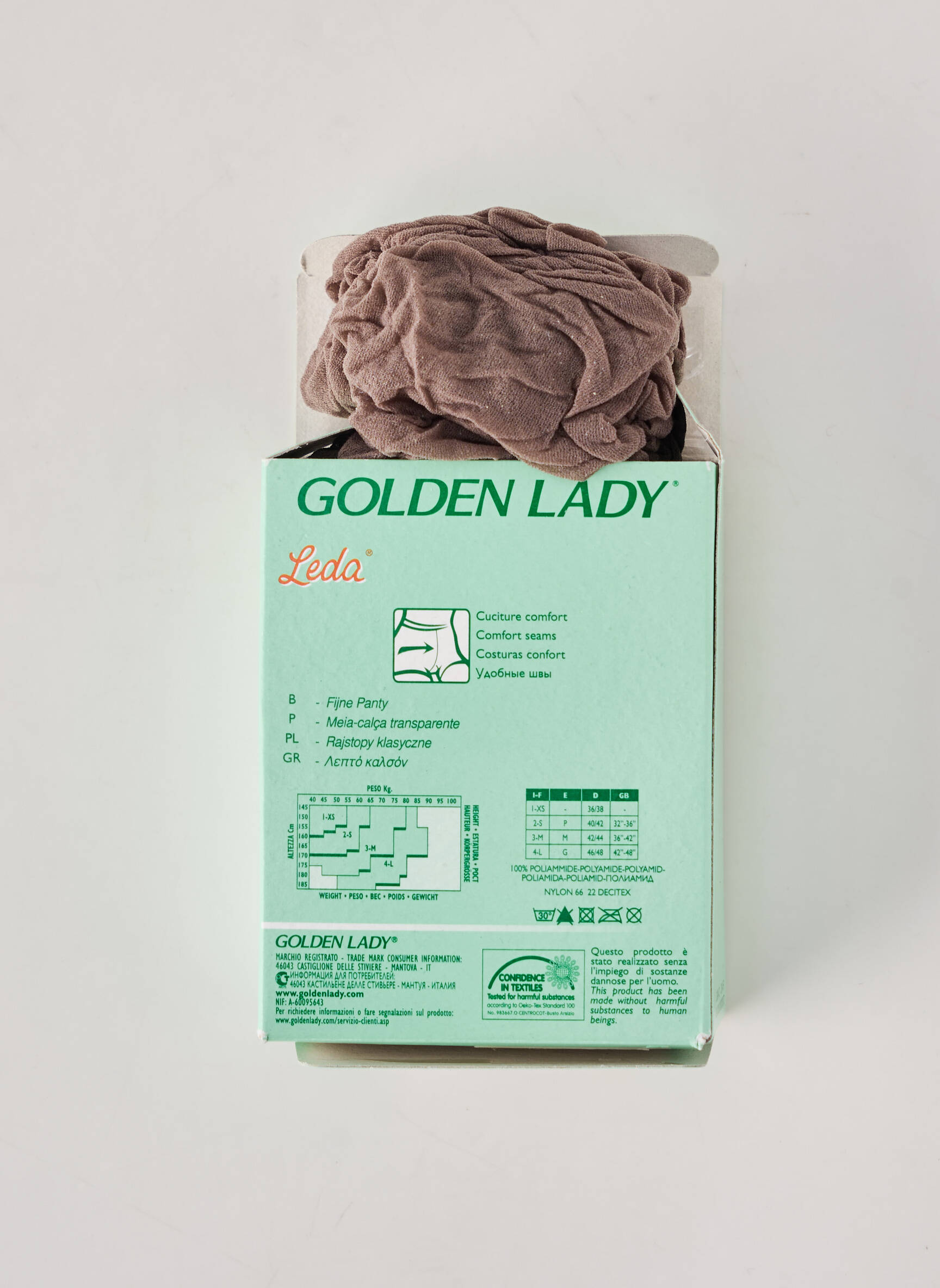 Colanți elasticitate bej GOLDEN LADY femeie