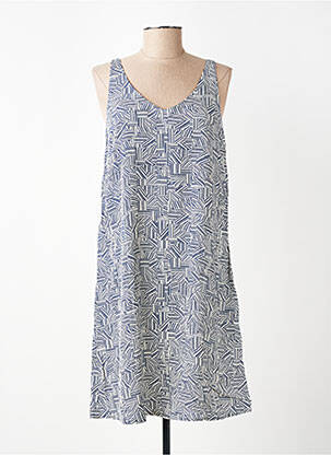 Rochie scurtă fără mâneci fără mâneci albastru YERSE femeie