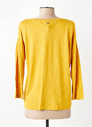 Tricou mâneci 3/4 mâneci 3/4 galben LOLA ESPELETA femeie