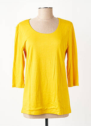 Tricou mâneci 3/4 mâneci 3/4 galben STREET ONE femeie