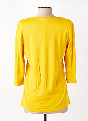 Tricou mâneci 3/4 mâneci 3/4 galben STREET ONE femeie