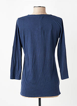 Tricou mâneci 3/4 mâneci 3/4 albastru YERSE femeie