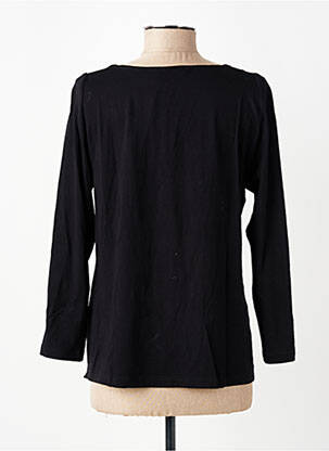 Tricou mâneci 3/4 mâneci 3/4 negru AKELA KEY femeie