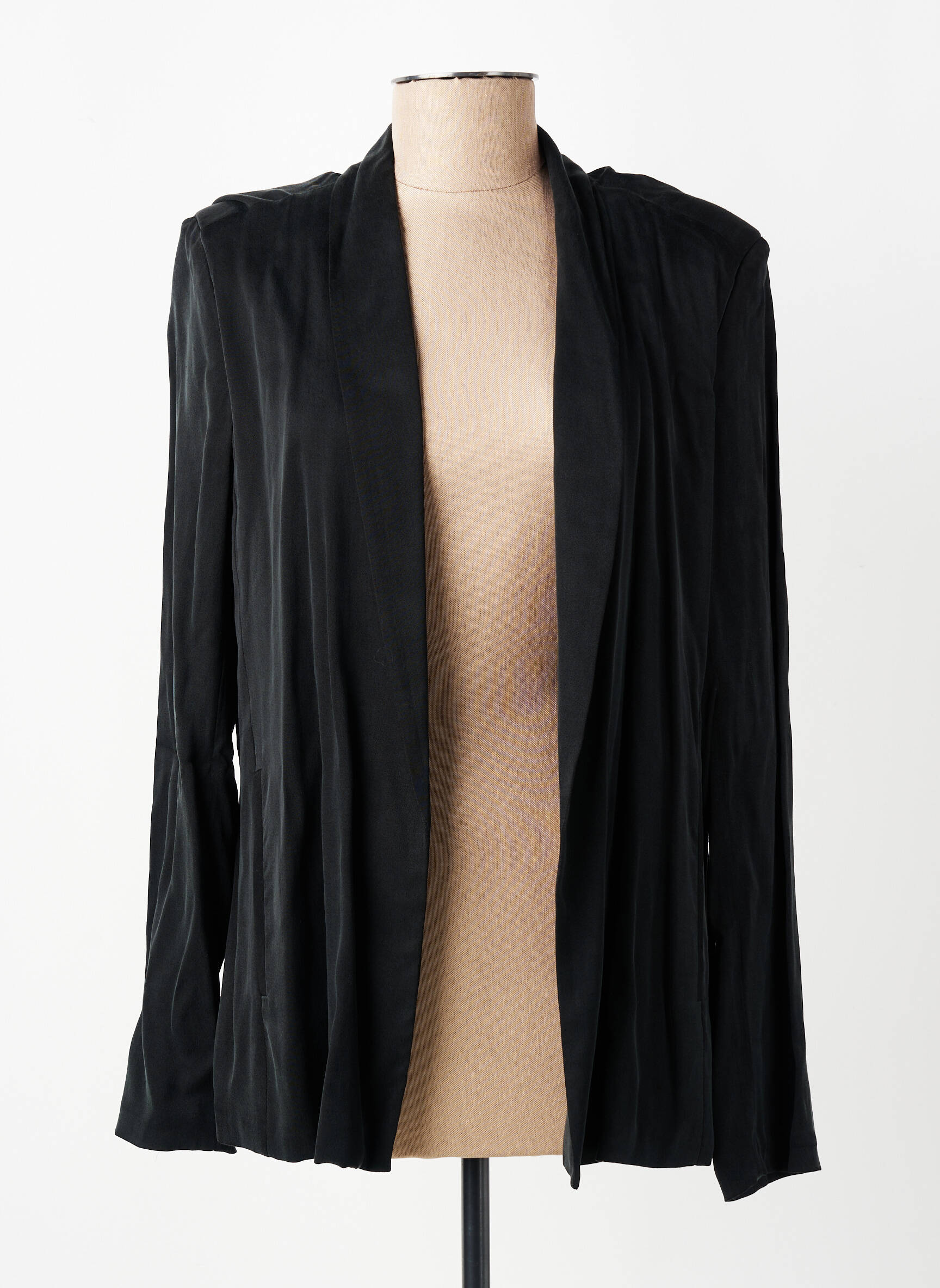 Sacou guler șal negru AMERICAN VINTAGE femeie