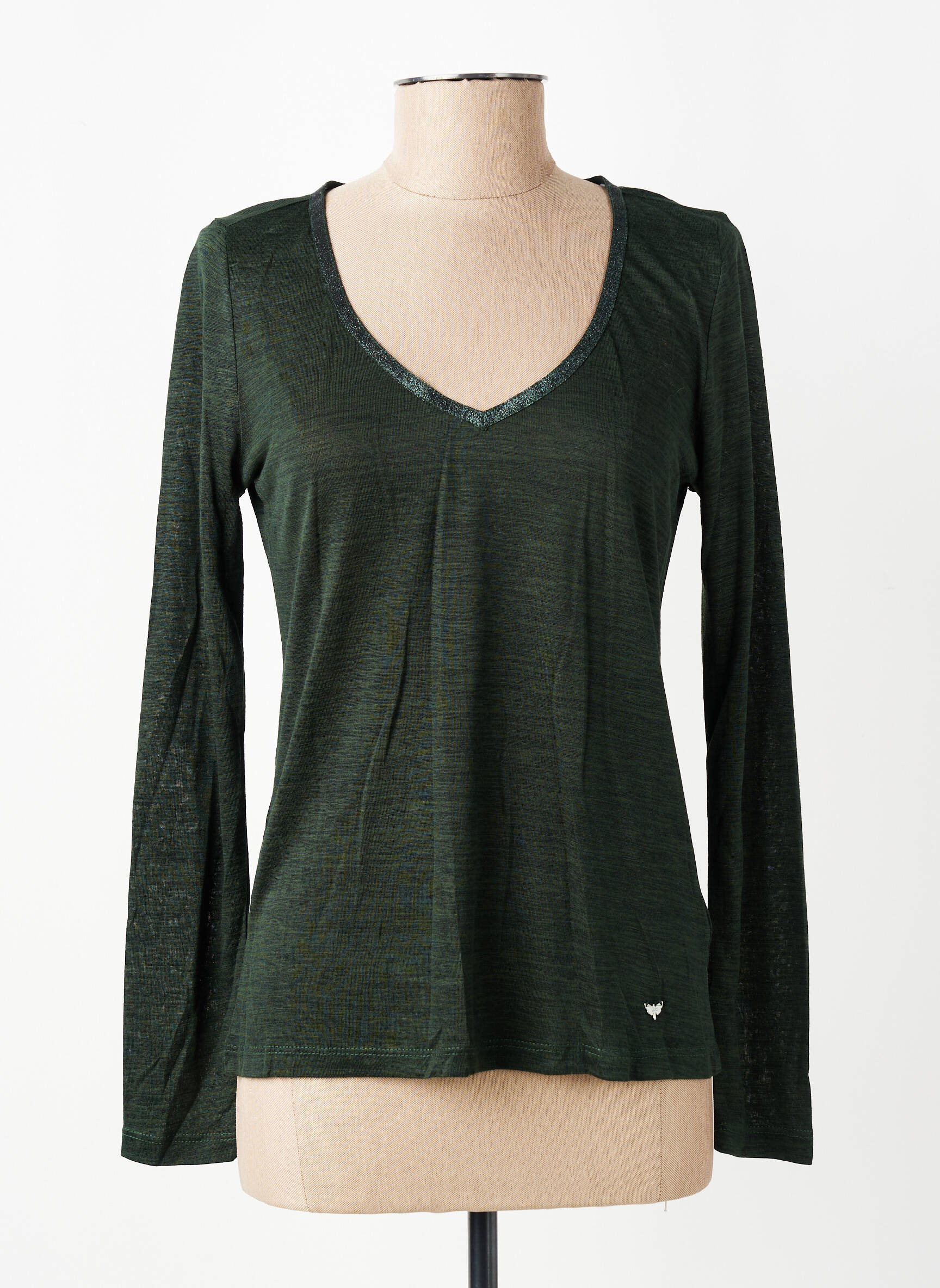 Tricou mâneci lungi mâneci lungi verde LPB LES PETITES BOMBES  femeie