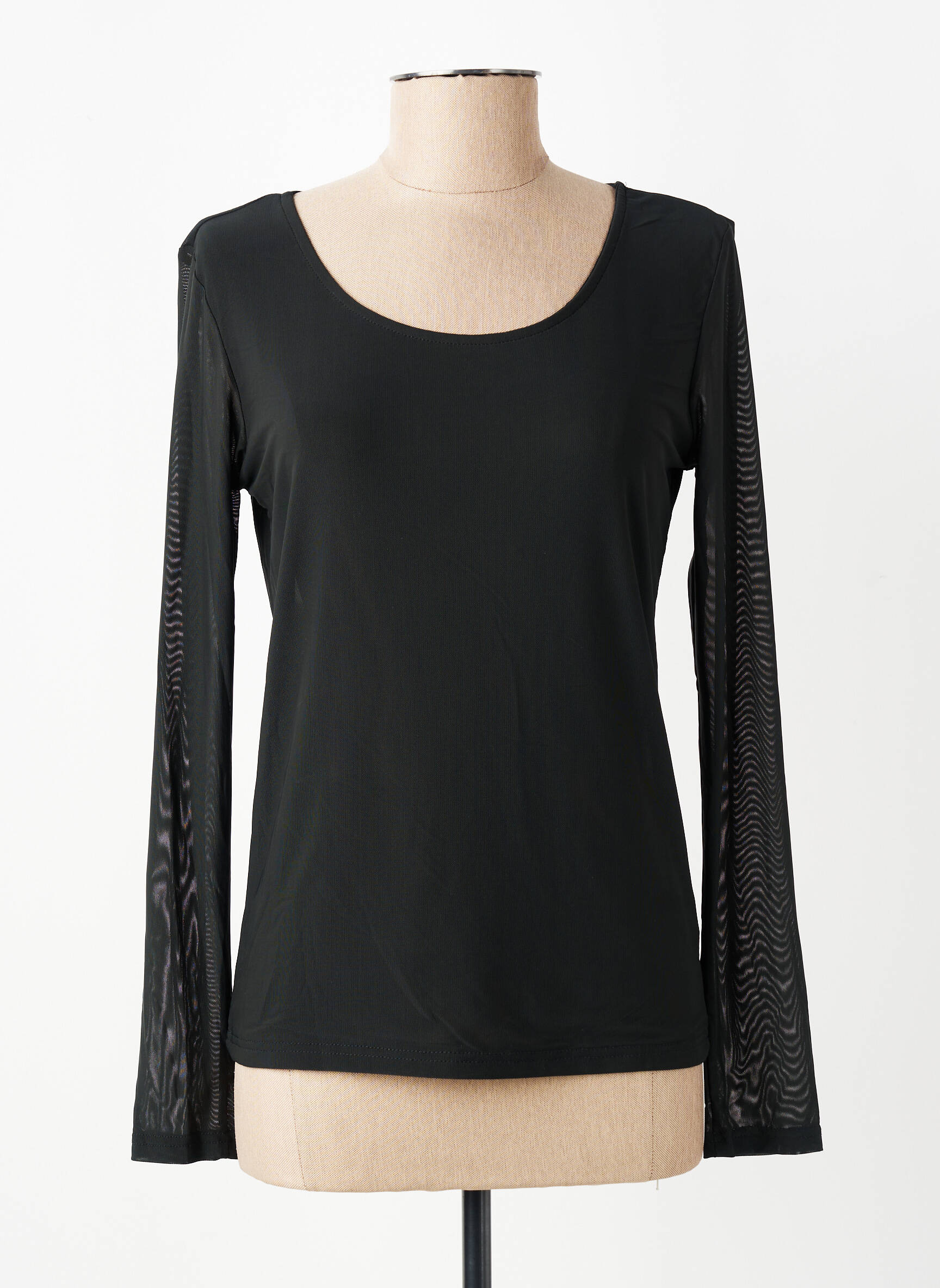 Top mâneci lungi mâneci lungi negru LOLA ESPELETA femeie