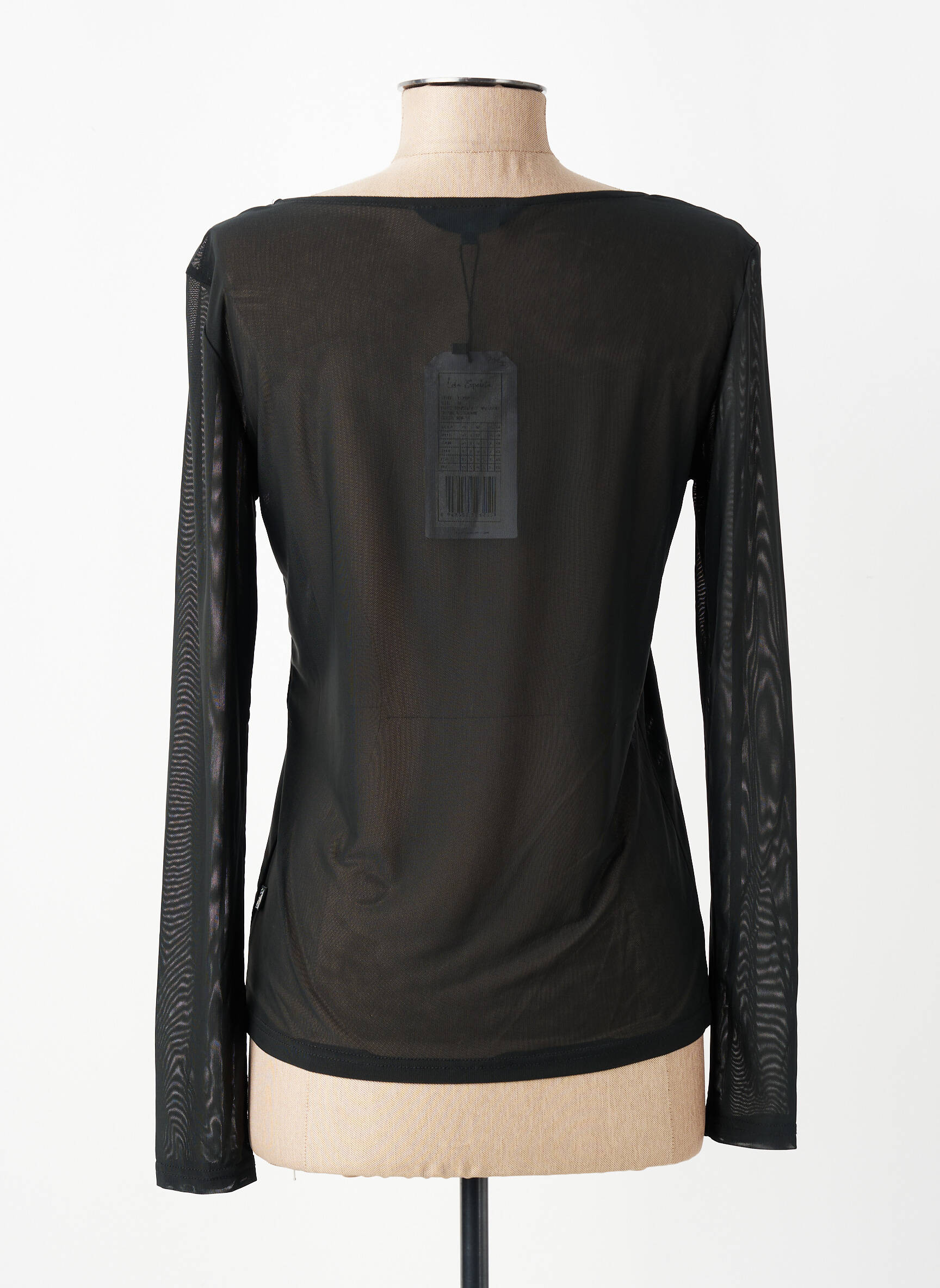 Top mâneci lungi mâneci lungi negru LOLA ESPELETA femeie