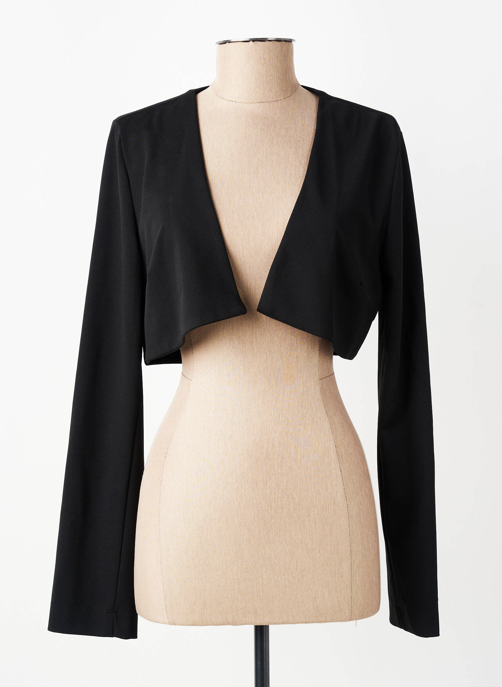 Bolero mâneci lungi negru RINASCIMENTO femeie
