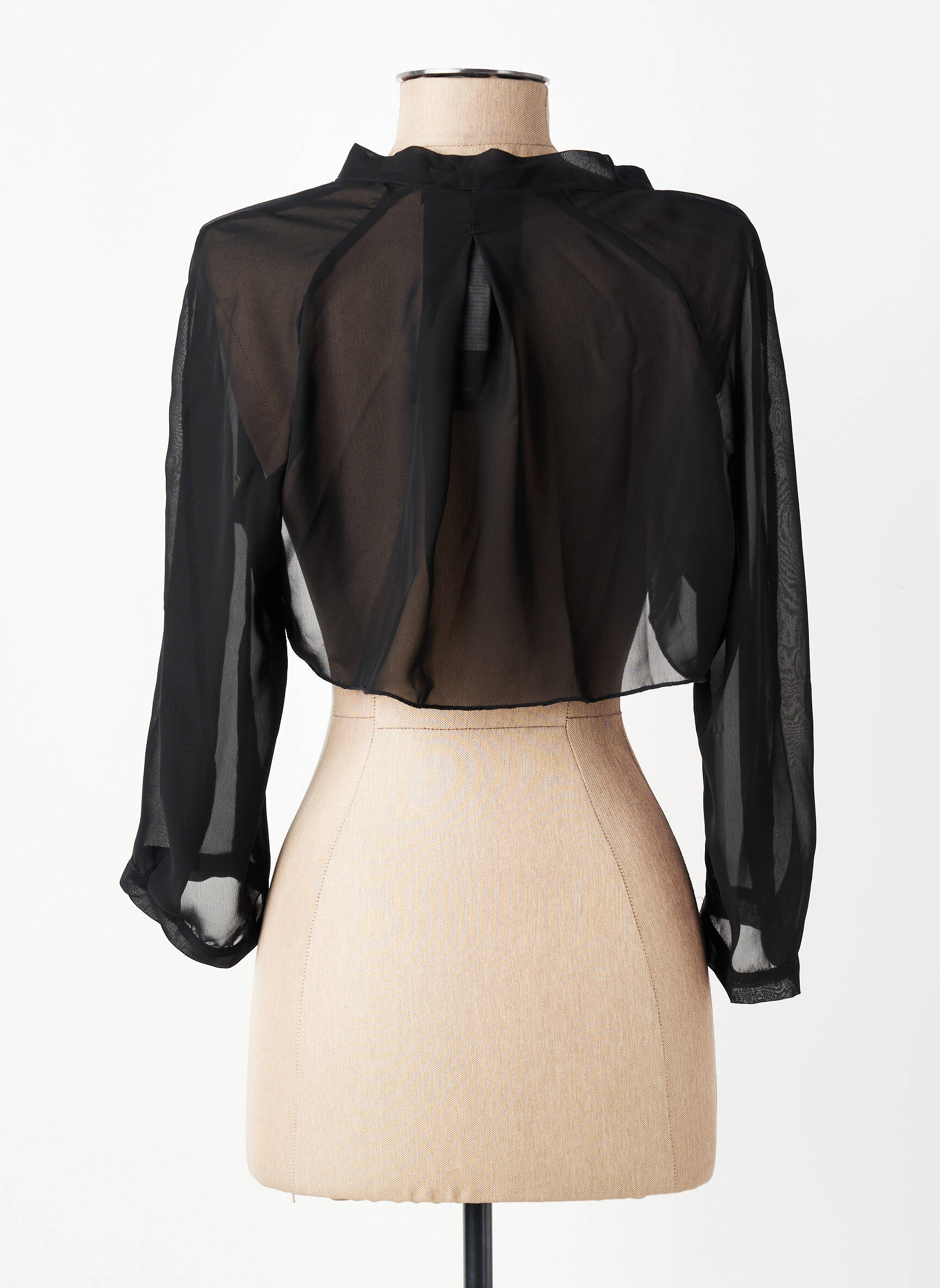 Bolero mâneci lungi negru RINASCIMENTO femeie