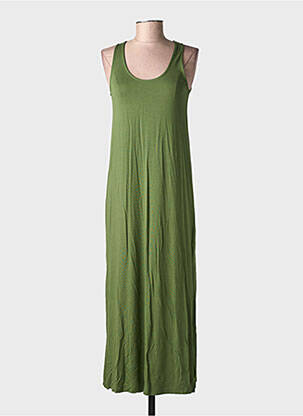 Rochie lungă fără mâneci fără mâneci verde YERSE femeie
