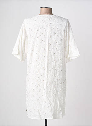 Rochie midi mâneci scurte mâneci scurte alb FREEMAN T.PORTER femeie