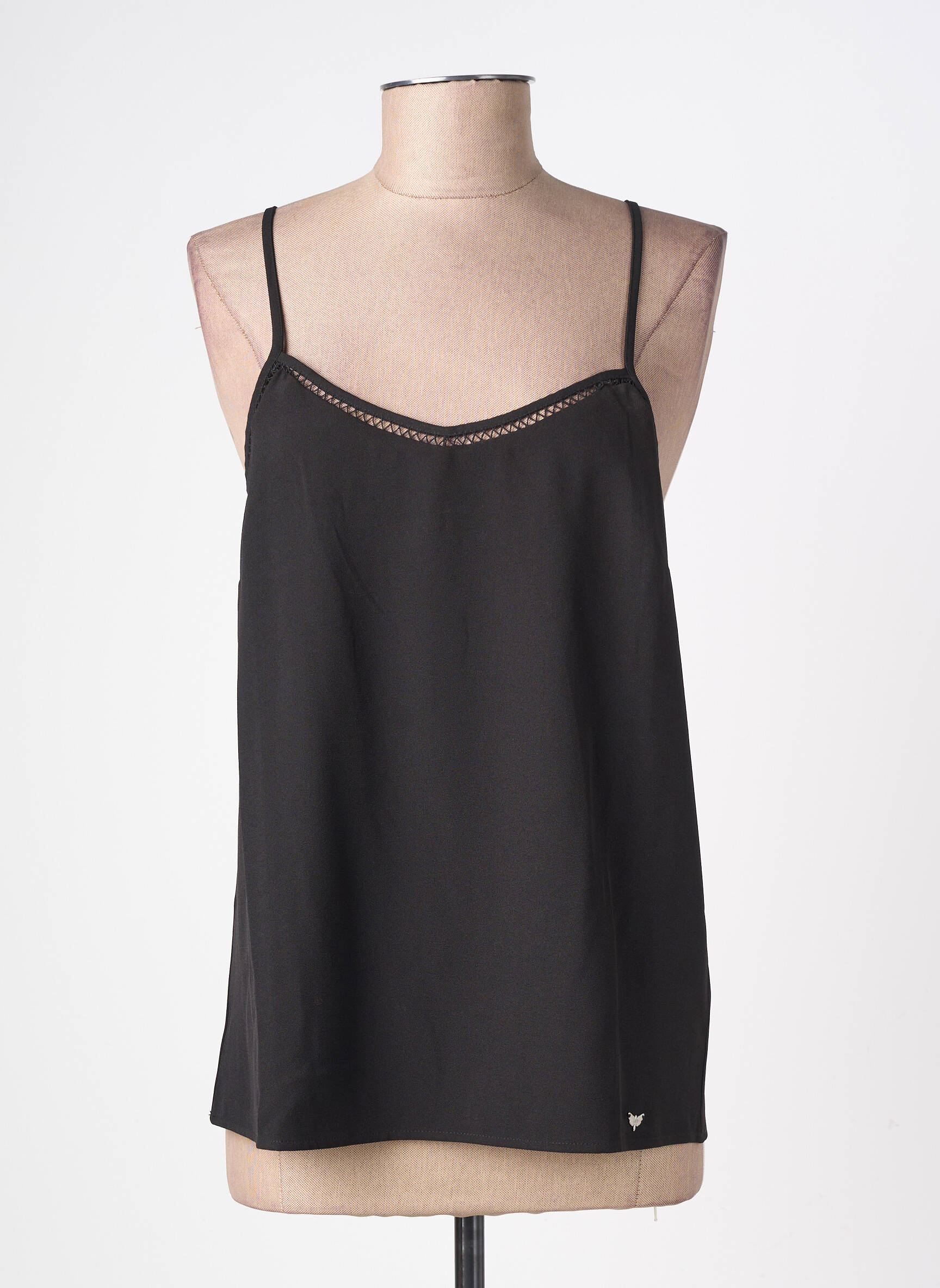 Top croială fluidă fără mâneci negru LPB LES PETITES BOMBES  femeie