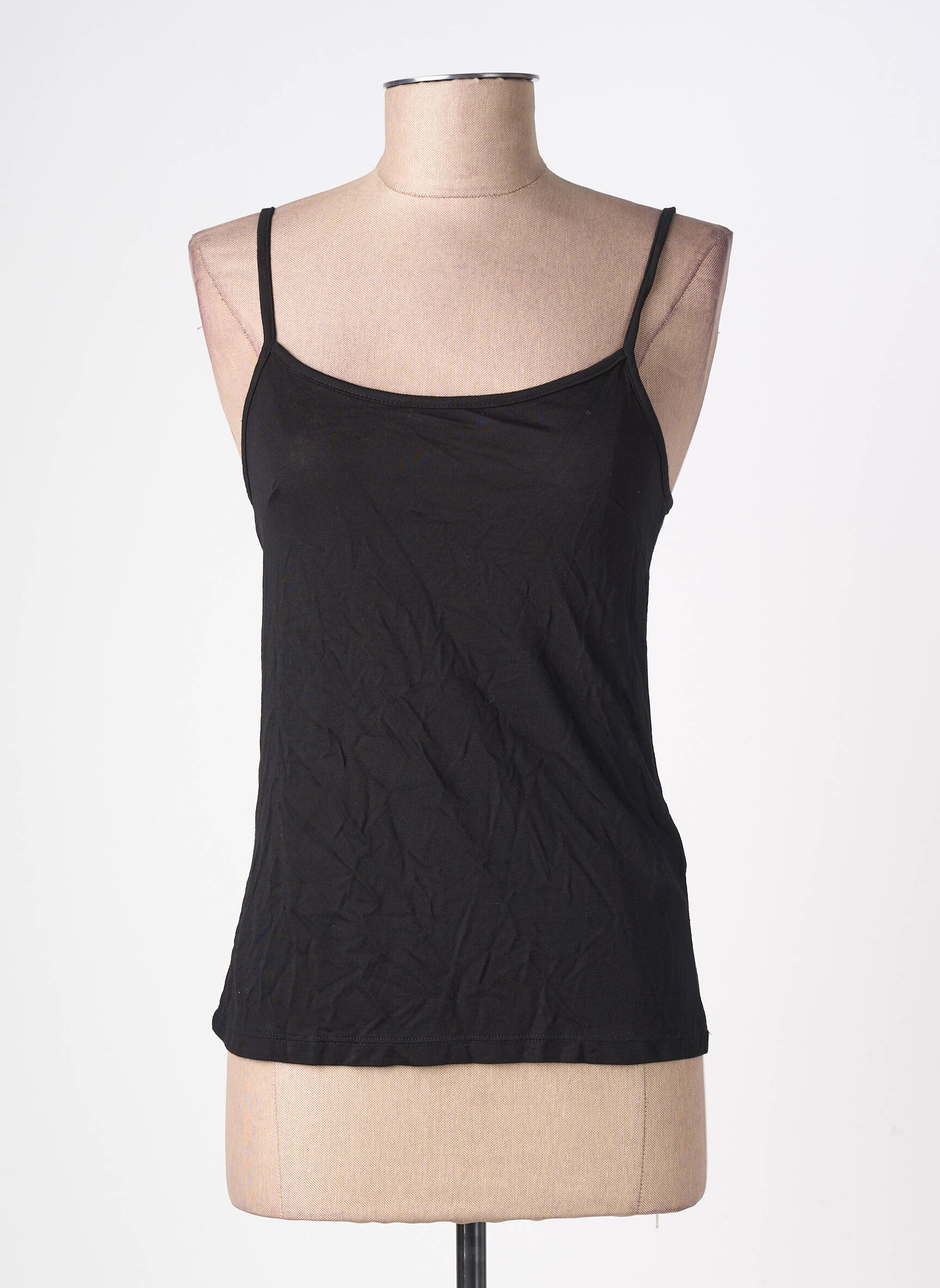 Tricou elasticitate bretele subțiri negru LPB LES PETITES BOMBES  femeie