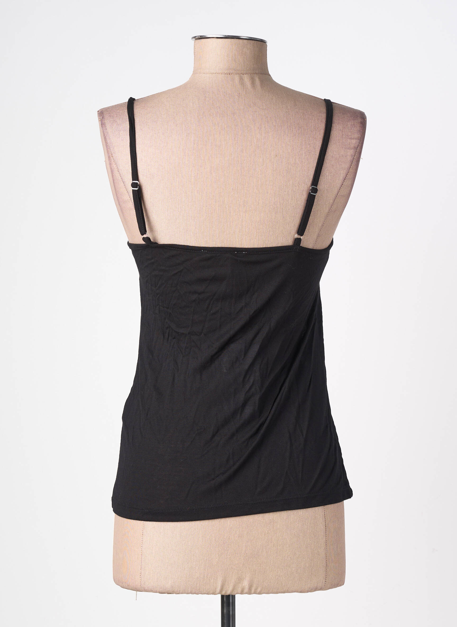 Tricou elasticitate bretele subțiri negru LPB LES PETITES BOMBES  femeie