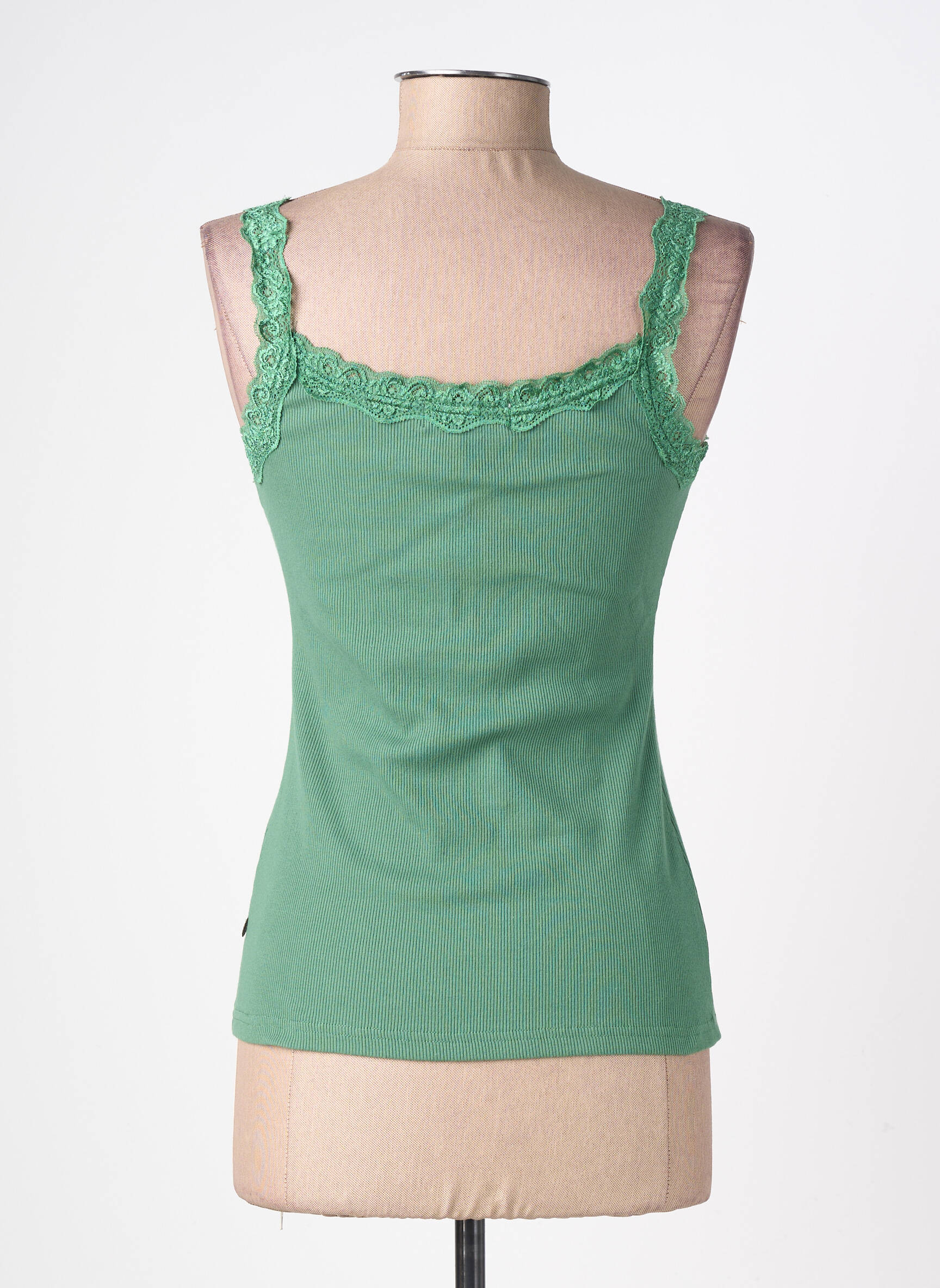 Top elasticitate fără mâneci verde FREEMAN T.PORTER femeie