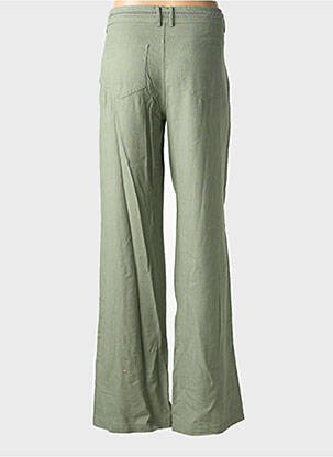 Pantalon drept țesătură crep mărime normală verde FREEMAN T.PORTER femeie