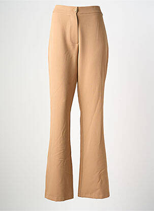 Pantalon evazat talie joasă talie joasă bej AMELIE & AMELIE femeie