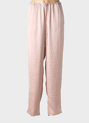 Pantalon drept talie elastică mărime normală roz AMERICAN VINTAGE femeie