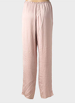 Pantalon drept talie elastică mărime normală roz AMERICAN VINTAGE femeie