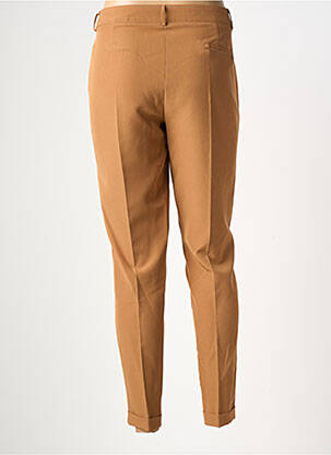Pantalon slim talie elastică mărime normală maro AMELIE & AMELIE femeie