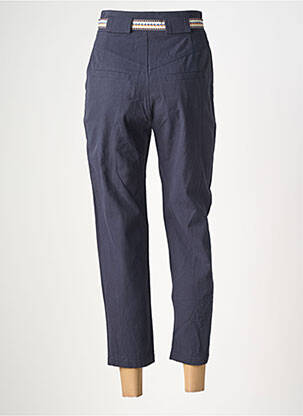 Pantalon 7/8 talie înaltă talie înaltă albastru SUNCOO femeie