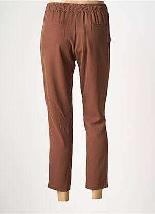 Pantalon 7/8 talie elastică mărime normală maro AMELIE & AMELIE femeie
