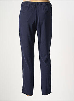 Pantalon 7/8 talie elastică mărime normală albastru AMELIE & AMELIE femeie