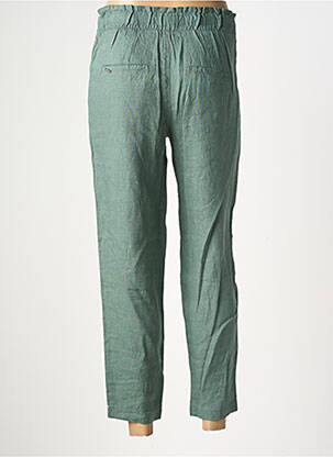 Pantalon 7/8 talie înaltă talie înaltă verde STREET ONE femeie