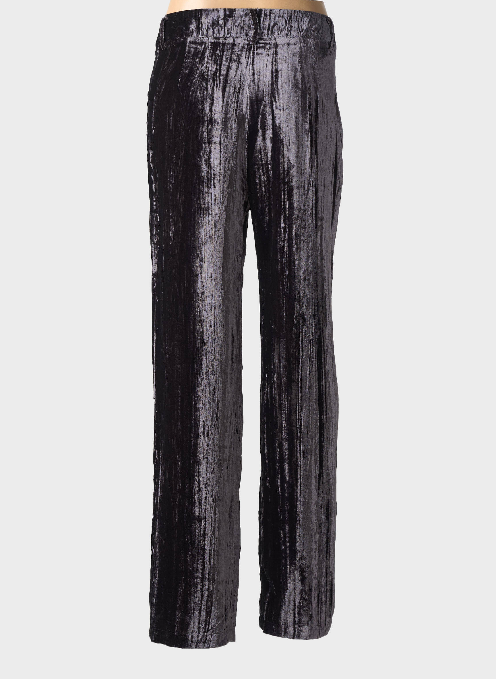 Pantalon drept elasticitate mărime normală gri RUE MAZARINE femeie