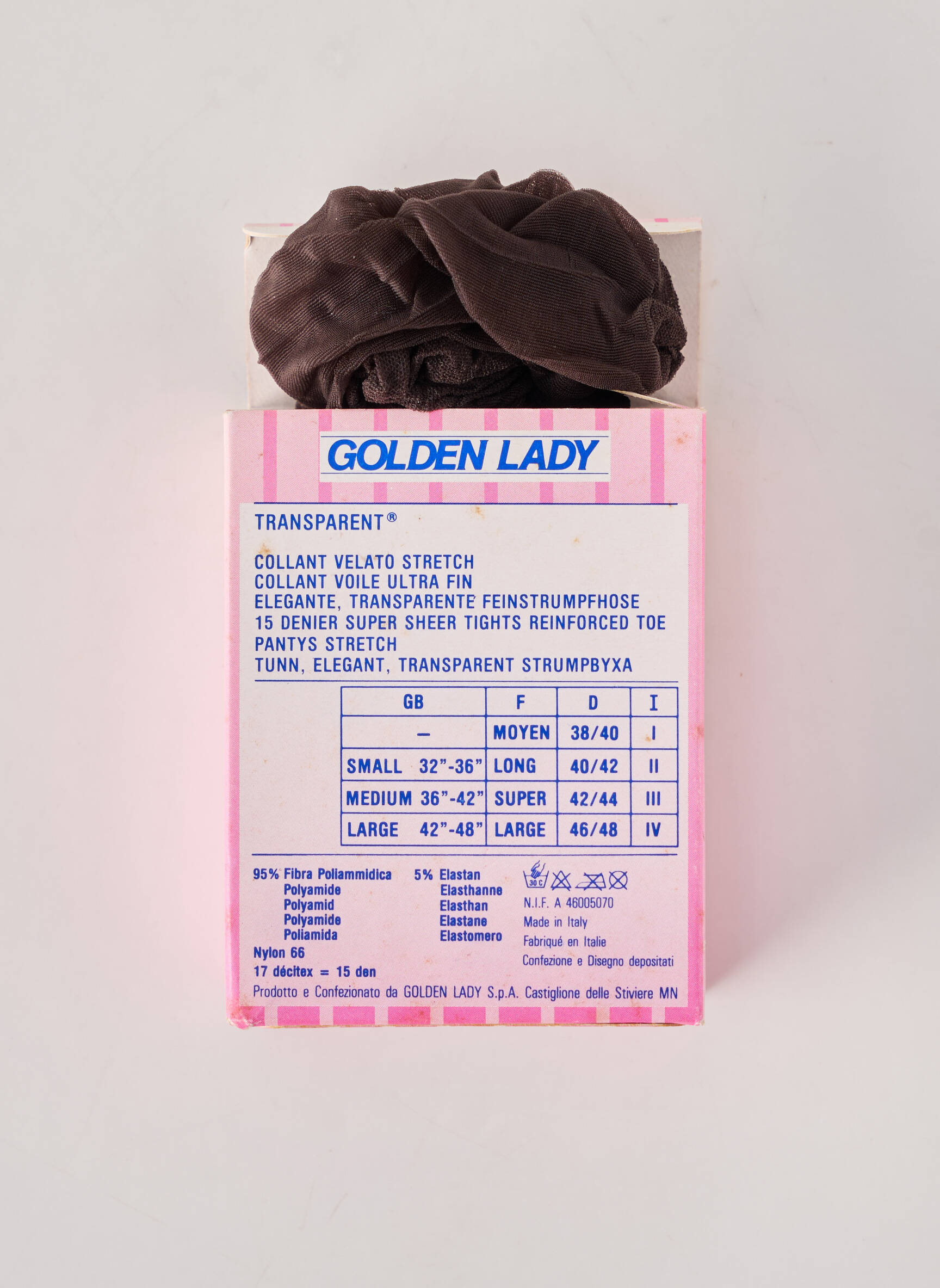 Colanți elasticitate maro GOLDEN LADY femeie