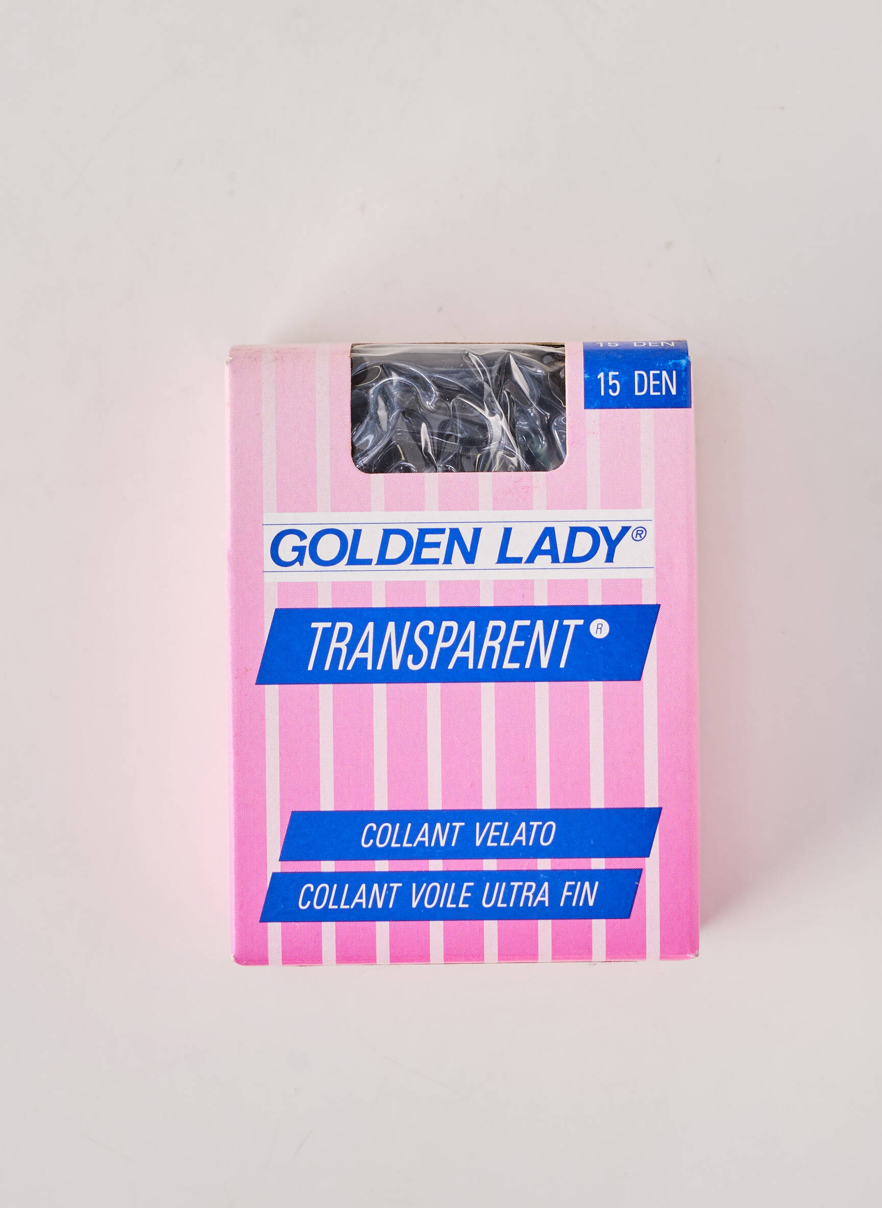 Colanți țesătură transparentă negru GOLDEN LADY femeie