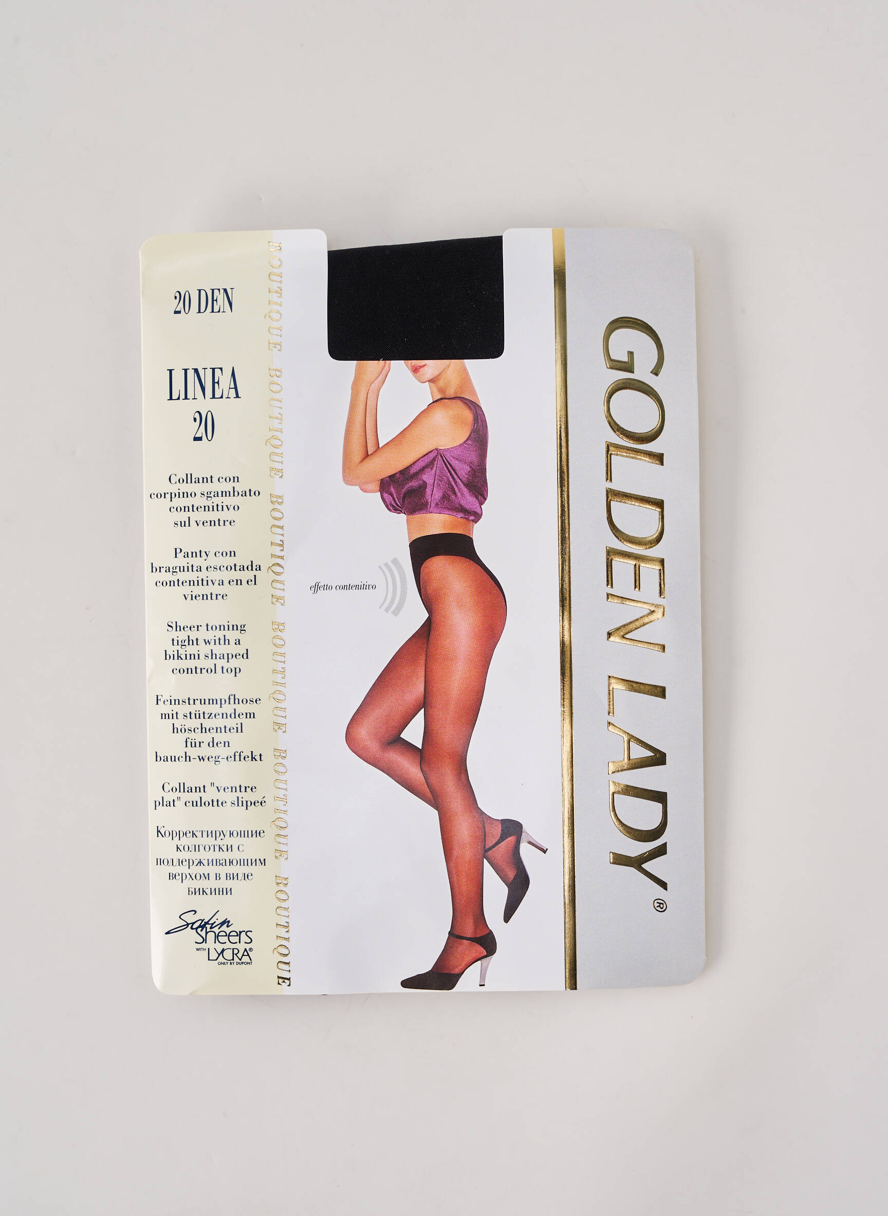 Colanți elasticitate negru GOLDEN LADY femeie
