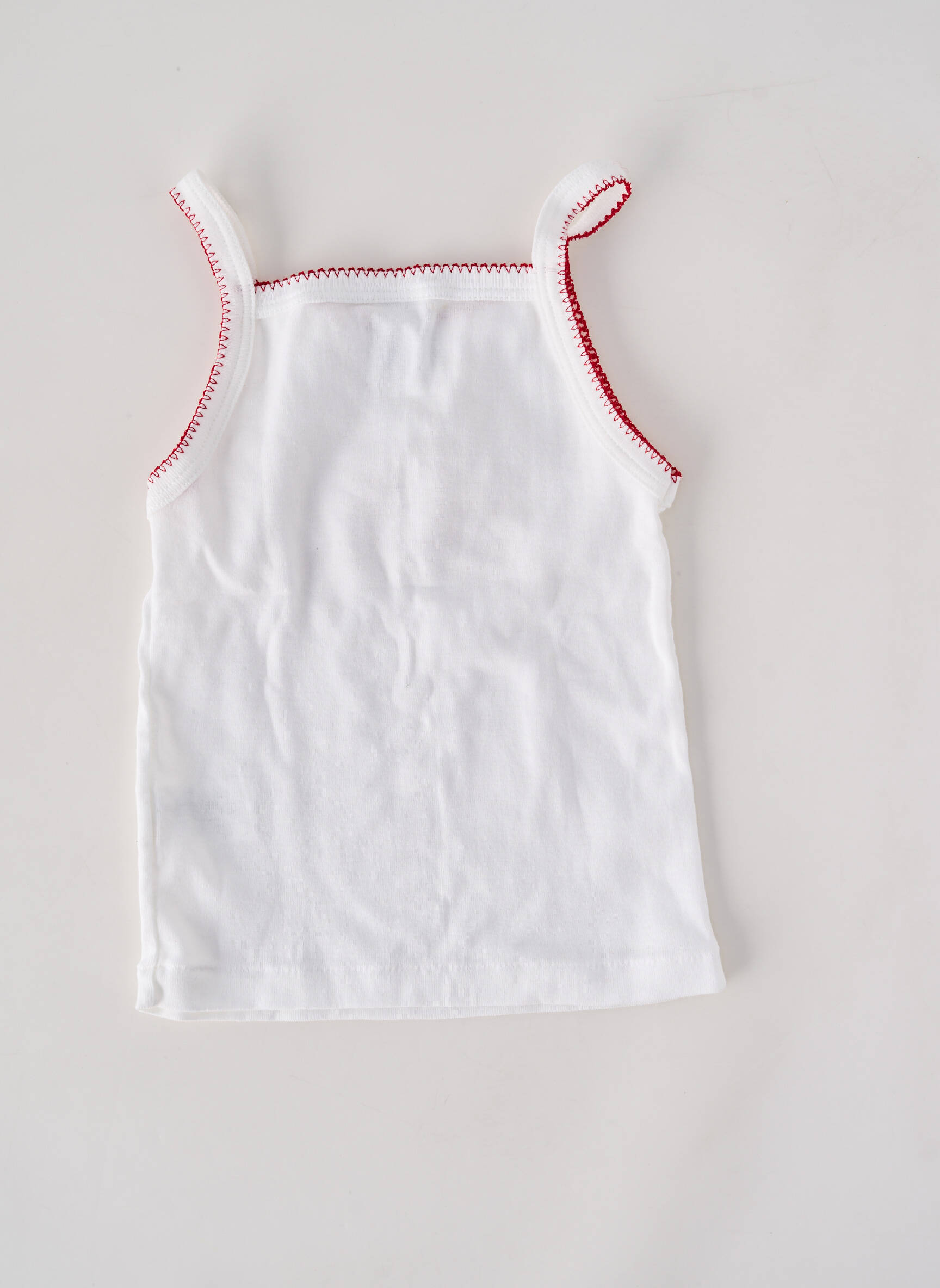 Tricou elasticitate bretele subțiri alb PETIT BATEAU fată