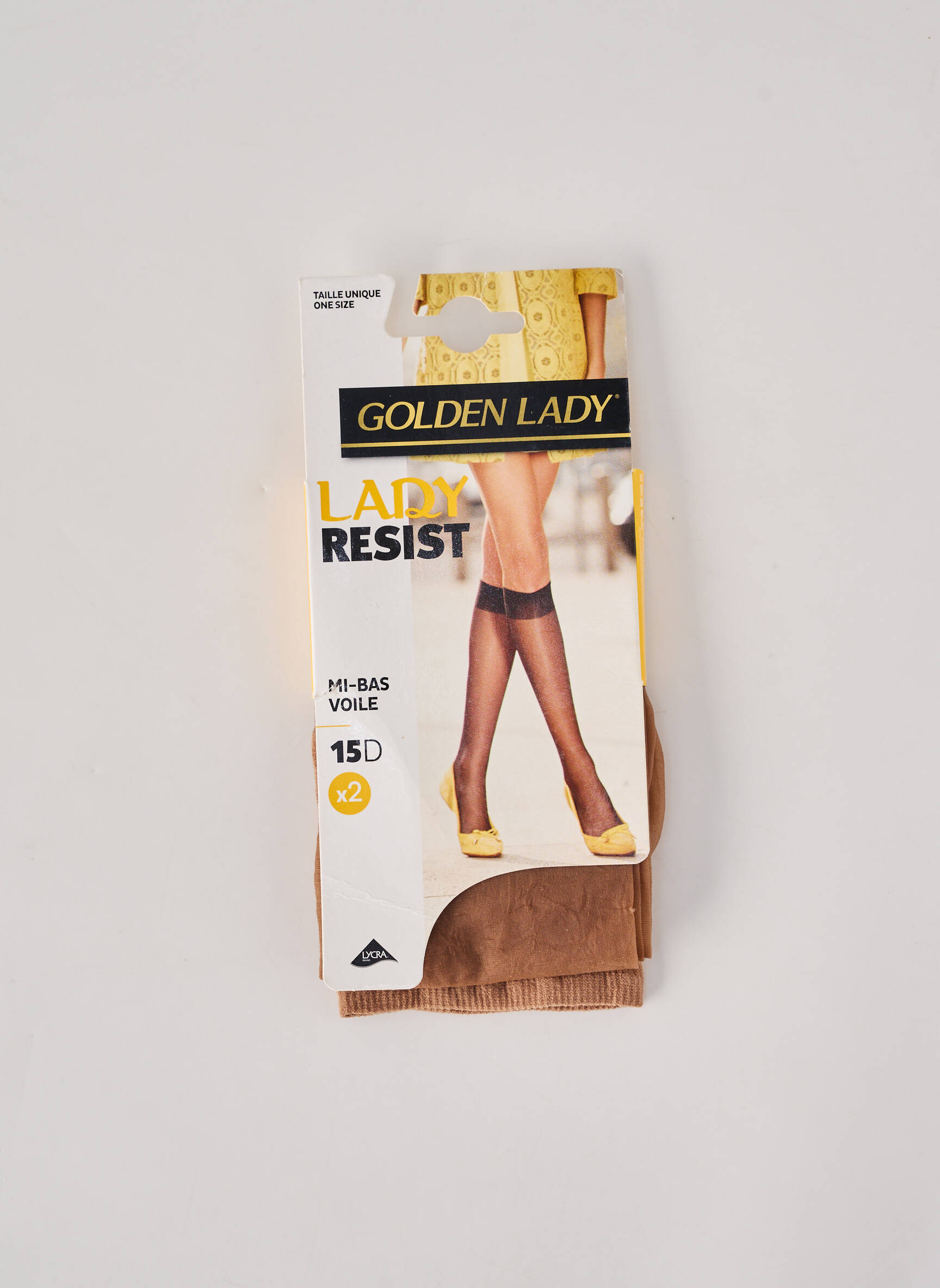 Șosete cusături întărite bej GOLDEN LADY femeie