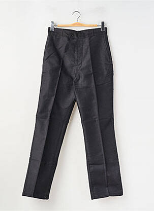 Pantalon drept țesătură poplin mărime normală negru ADOLPHE LAFONT bărbat