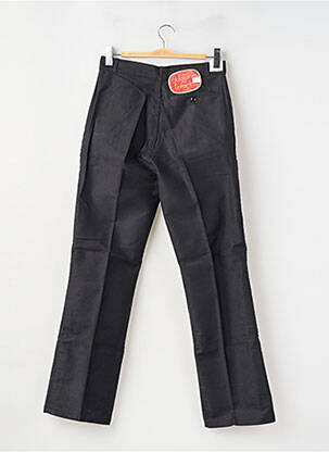 Pantalon drept țesătură poplin mărime normală negru ADOLPHE LAFONT bărbat