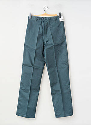Pantalon drept țesătură poplin mărime normală verde KIPLAY bărbat