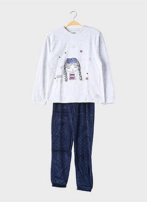 Pijama talie elastică albastru MINI BOL fată