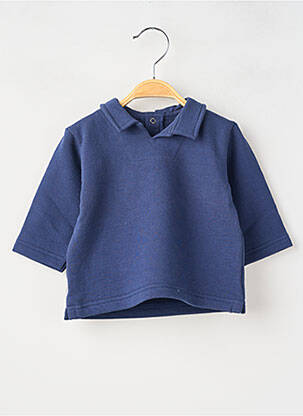 Tricou mâneci lungi mâneci lungi albastru PETIT BATEAU băiat