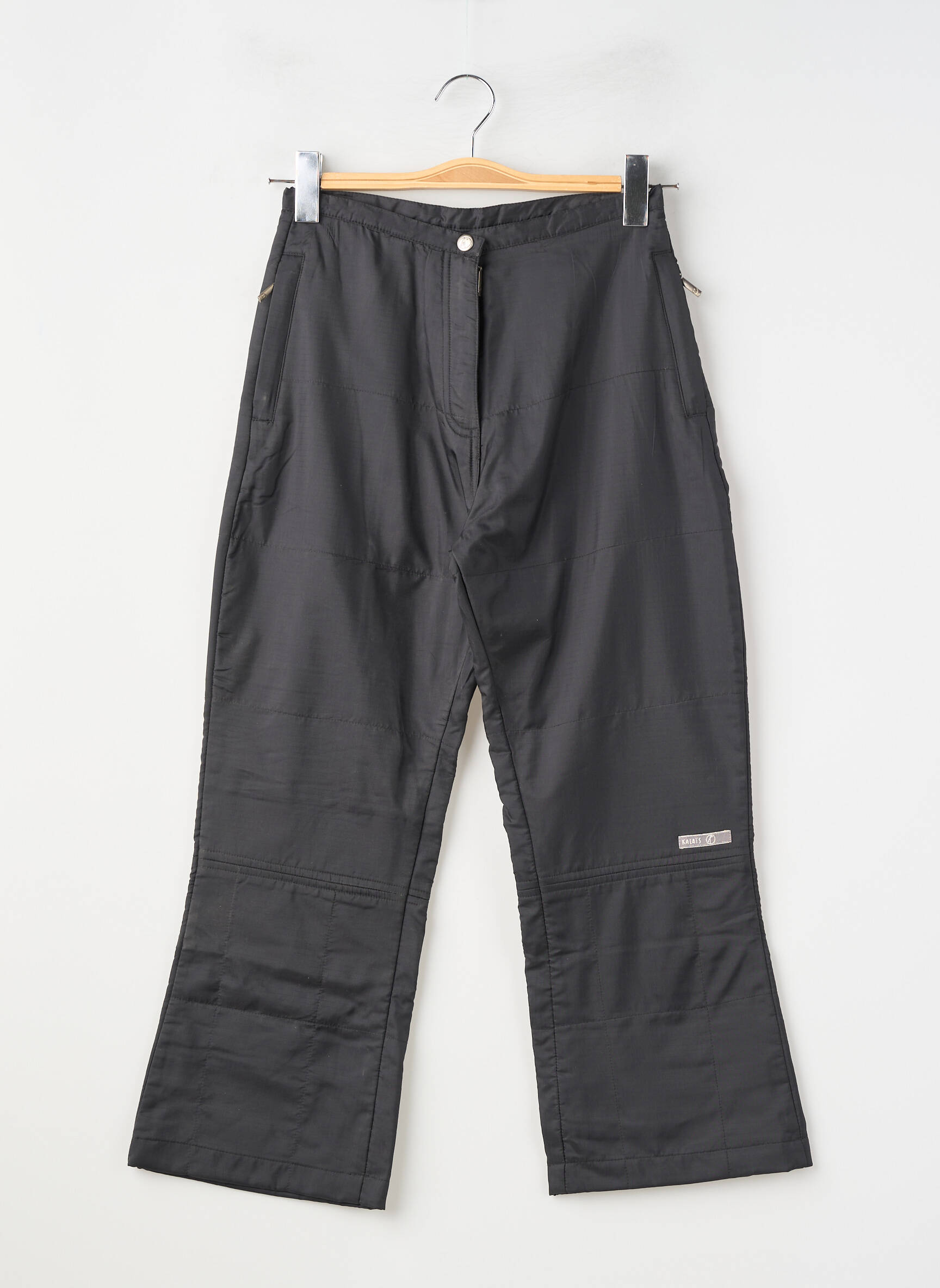 Pantalon drept buzunare negru KALAÏS copil
