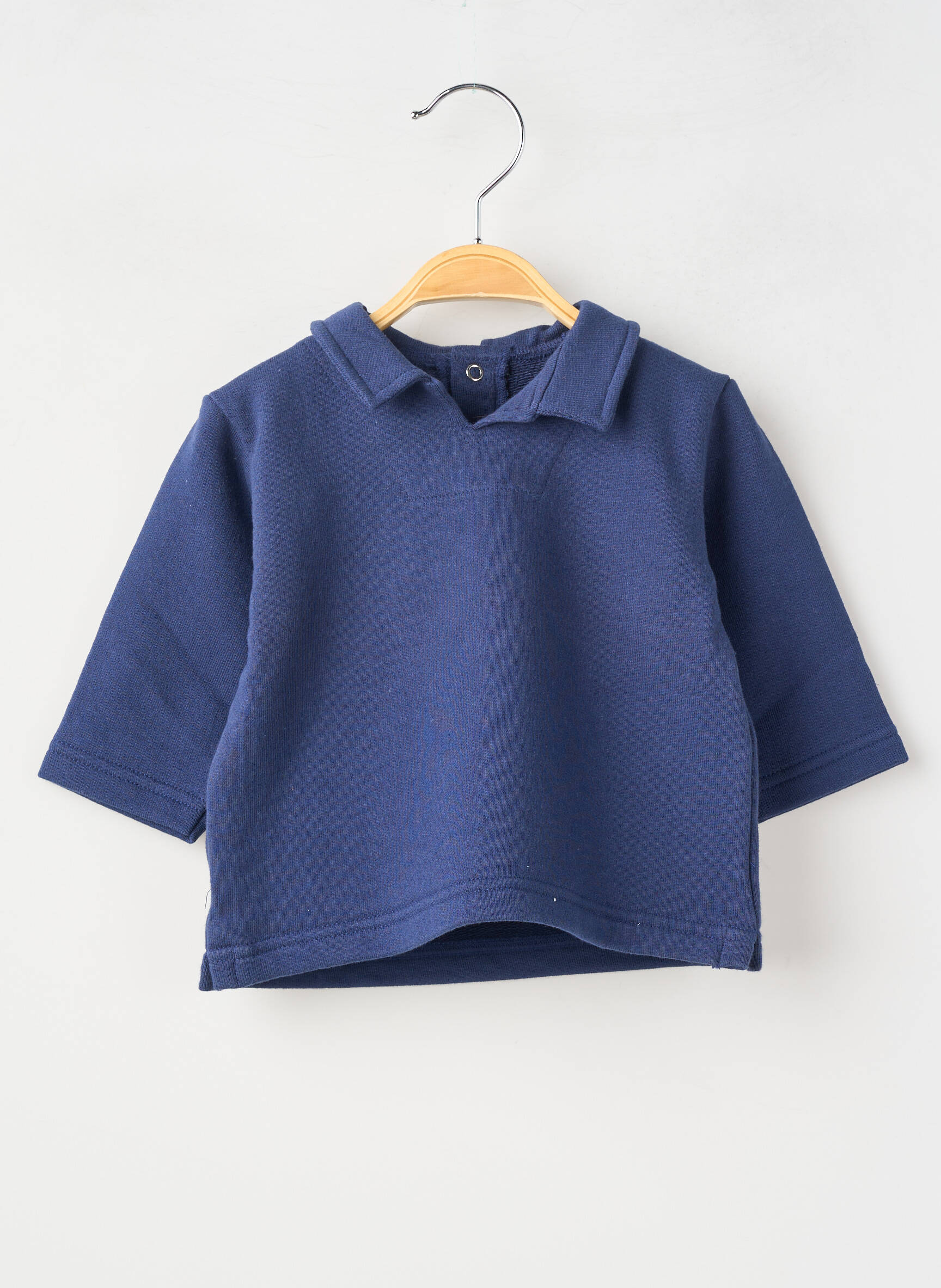 Tricou mâneci lungi mâneci lungi albastru PETIT BATEAU băiat