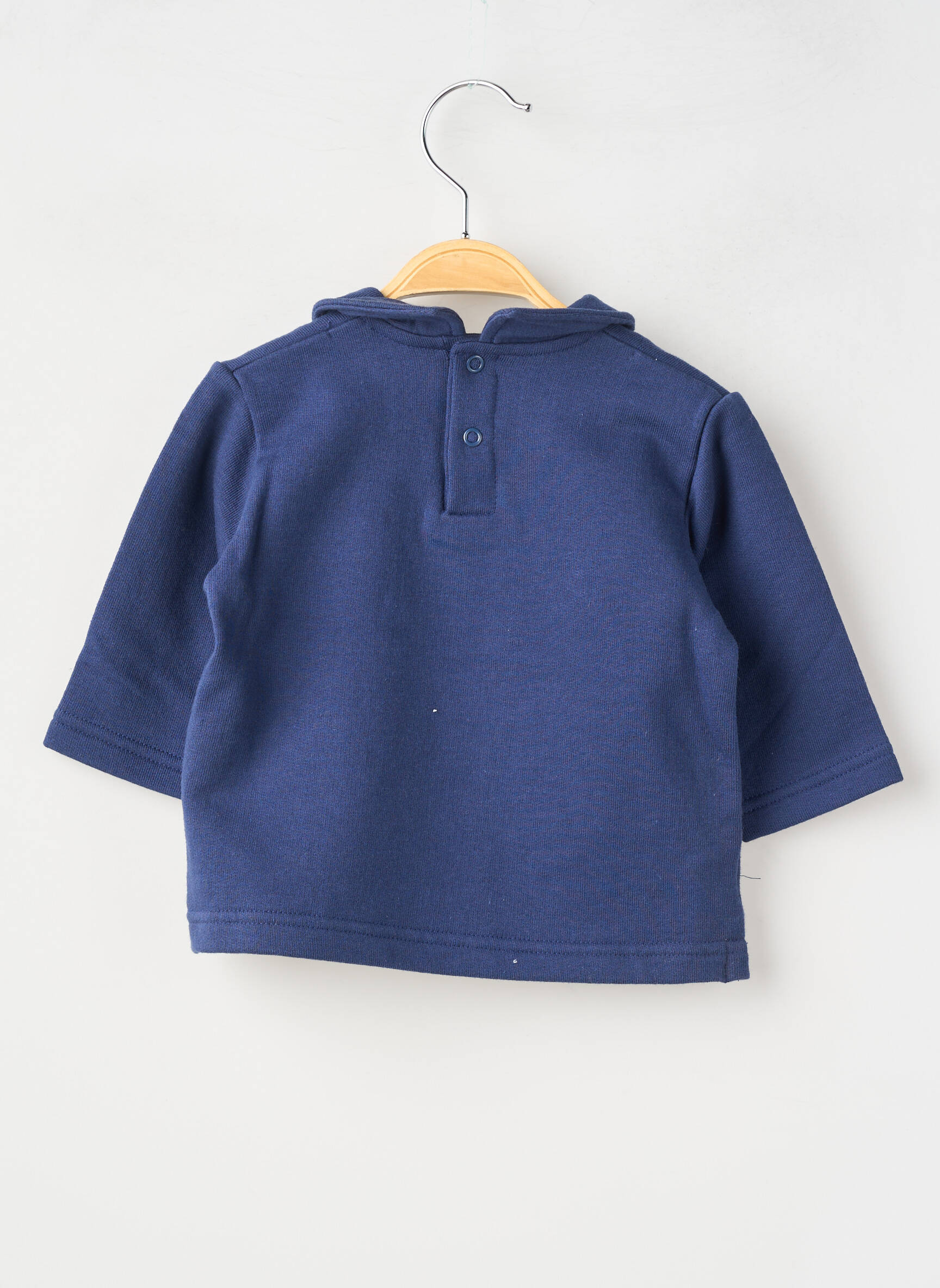 Tricou mâneci lungi mâneci lungi albastru PETIT BATEAU băiat